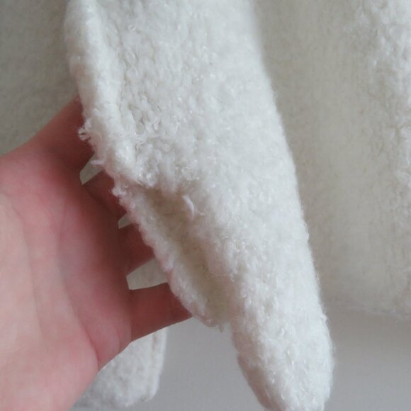 FREE PEOPLE Solid Cocoon Solid Crew Sweater Jumper in Ivory Neutral - Size XS - Picture 12 of 14